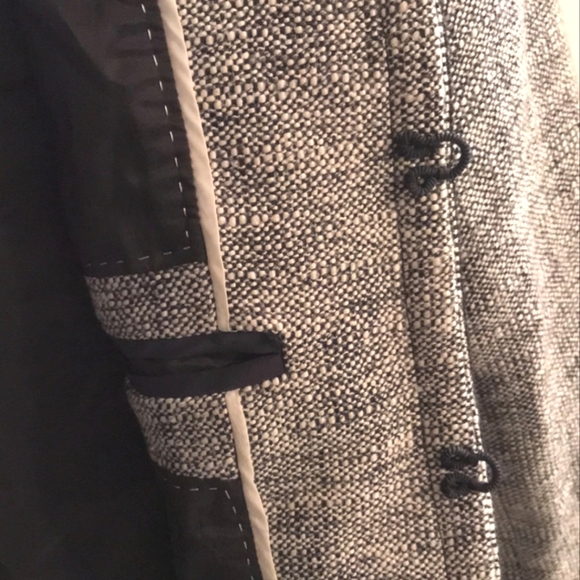 🎈J. Crew lined suit jacket, size 10. Navy and grey. - Picture 7 of 10